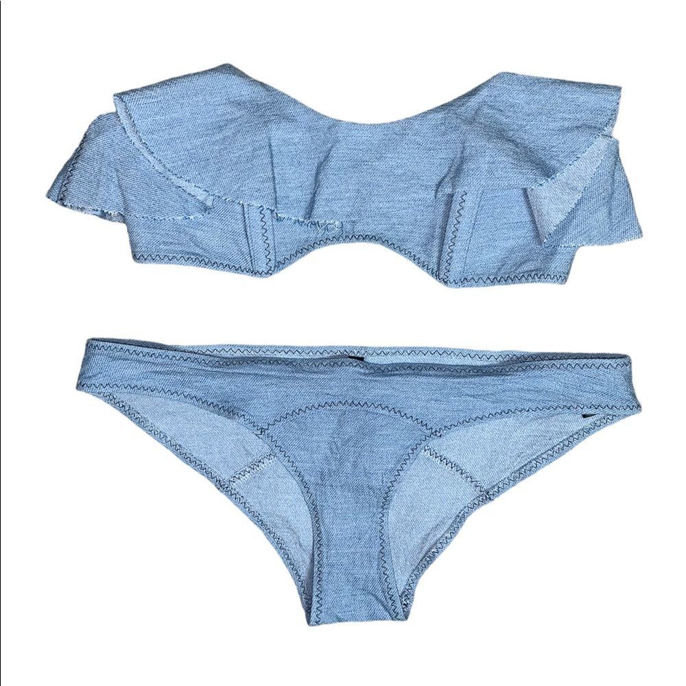 Lisa Marie Fernandez Bandeau Bikini Size 2
